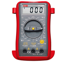 UT30B数字万用表产品图片
优利德UT30B数字万用表,直流电压:200mV/2000mV/20V/200V/500V;交流电压:200V/500V;
如果您对【UT30B数字万用表】的价格、厂家、型号、图片、技术参数、产品功能等有什么疑问,请联系我们获取UT30B数字万用表的最新信息。